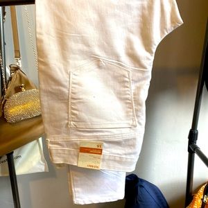 Old Navy Rockstar white skinny jeans